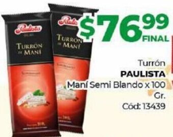 Diarco Turrón Paulista oferta