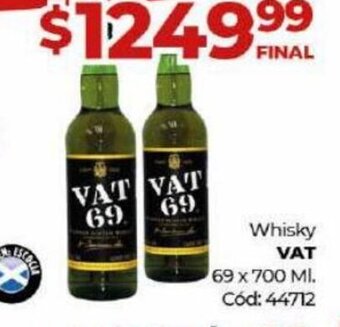 Diarco Whisky Vat 69 oferta