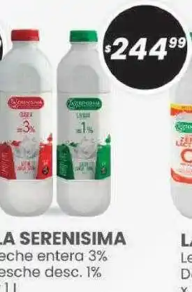 Arcoiris Supermercados La serenisima leche entera oferta