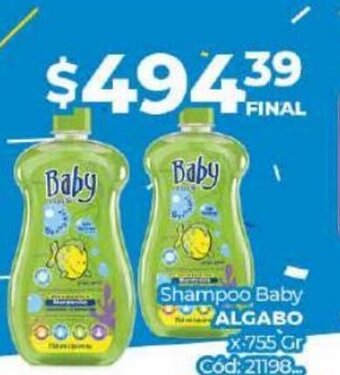 Diarco Shampoo Baby Algabo x 755gr oferta