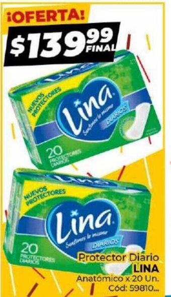 Diarco Protector Diario Lina oferta