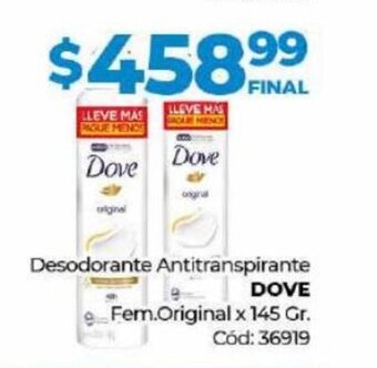 Diarco Desodorante Antitranspirante Dove oferta