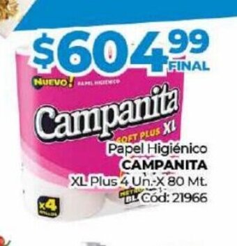 Diarco Papel Higiénico Campanita oferta