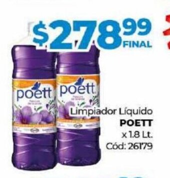 Diarco Limpiador Líquido Poett oferta
