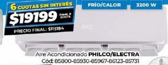 Diarco Aire Acondicionado Philco/Electra oferta