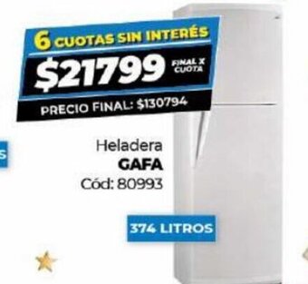 Diarco Heladera Gafa oferta