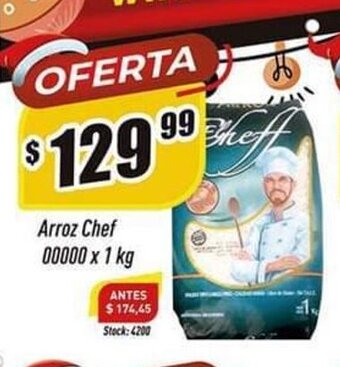Supermercados Comodin Arroz Chef 00000 x 1 kg oferta
