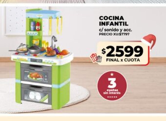 Supermayorista Vital Cocina Infantil c/ Sonido y Acc oferta