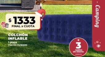Supermayorista Vital Colchón Inflable 1 Plaza oferta