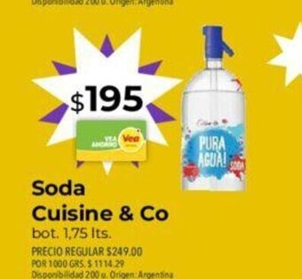 Supermercados Vea Soda Cuisine & Co oferta
