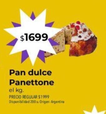Supermercados Vea Pan Dulce Panettone oferta