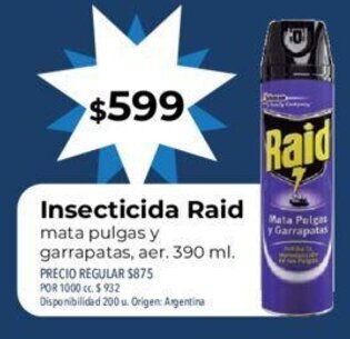Supermercados Vea Insecticida Raid oferta