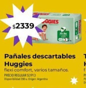 Supermercados Vea Pañales Descartables Huggies oferta