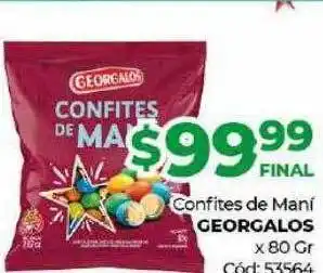 Diarco Confites de maní georgalos oferta