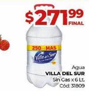 Diarco Agua villa del sur sin gas oferta