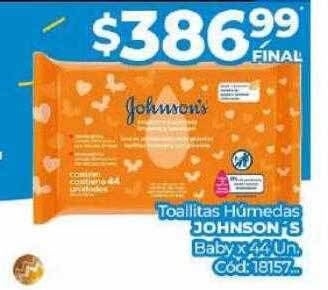 Diarco Toallitas húmedas johnson's baby oferta