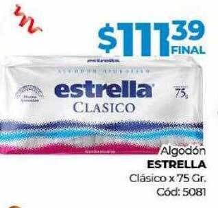 Diarco Algodón estrella clásico oferta