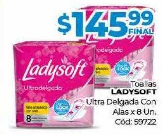 Diarco Toallas ladysoft ultra delgada con alas oferta