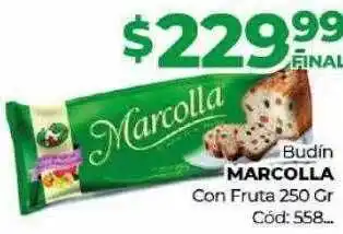 Diarco Budin marcolla con fruta oferta