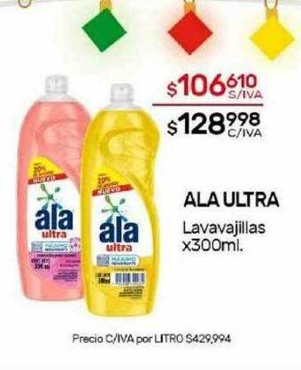 Nini Mayorista Ala ultra lavavajillas oferta