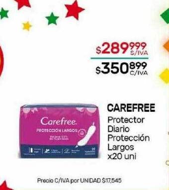 Nini Mayorista Carefree protector diario protección largos oferta