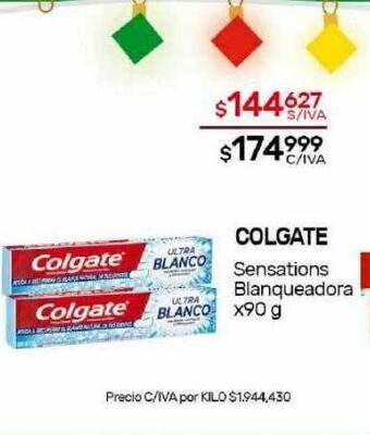 Nini Mayorista Colgate sensations blanqueadora oferta