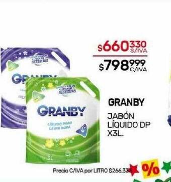 Nini Mayorista Granby jabón liquido dp oferta