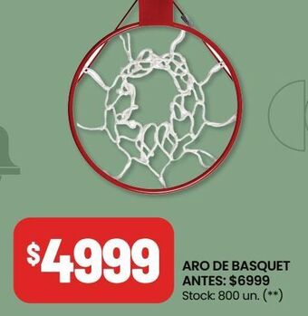 Changomas Aro de basquet oferta