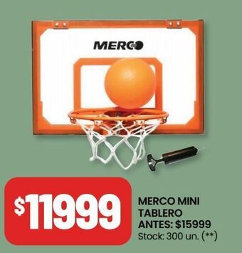 Changomas Merco mini tablero oferta