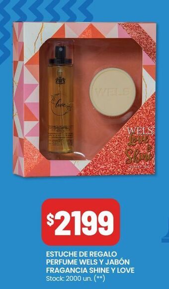 Changomas Estuche de regalo perfume wels y jabón fragancia shine y love oferta