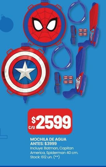 Changomas Mochila de agua oferta