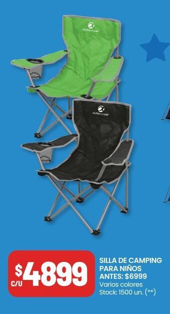 Changomas Silla de camping oferta