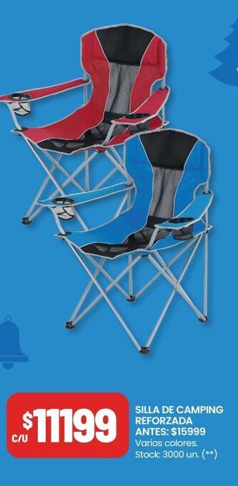 Changomas Silla de camping reforzada oferta