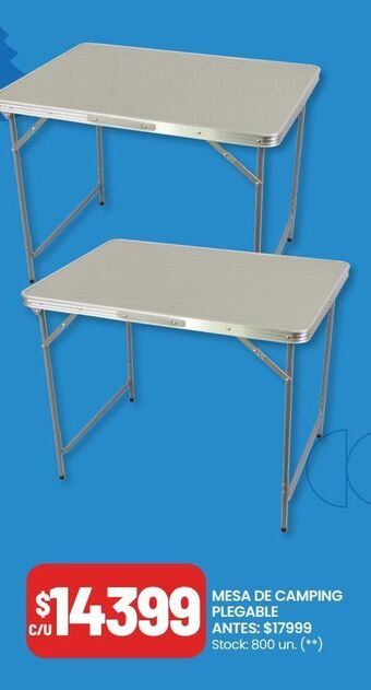 Changomas Mesa de camping plegable oferta