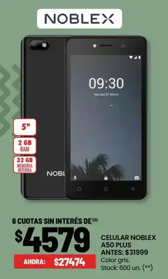Changomas Celular noblex oferta