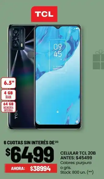 Changomas Celular tcl oferta