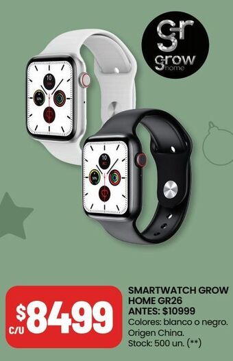 Changomas Smartwatch grow home oferta