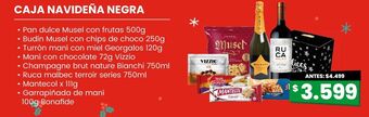 Changomas Caja navideña negra oferta
