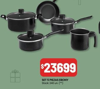 Changomas Set 5 piezas ebony oferta