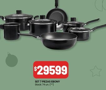 Changomas Set 7 piezas ebony oferta