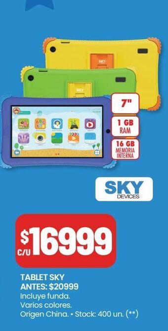 Changomas Tablet sky oferta