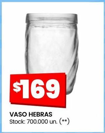 Changomas Vaso hebras oferta