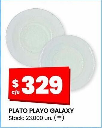Changomas Plato playo galaxy oferta