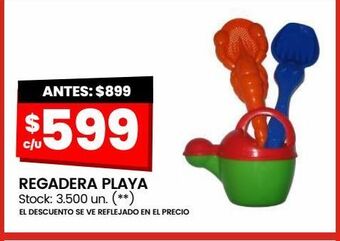 Changomas Regadera playa oferta