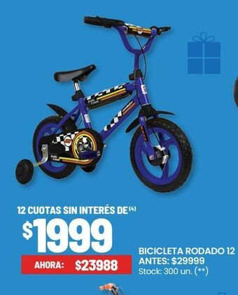 Changomas Bicicleta rodado 12 oferta