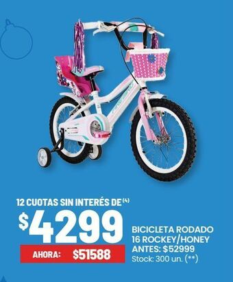 Changomas Bicicleta rodado 16 oferta