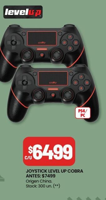 Changomas Joystick level up cobra oferta