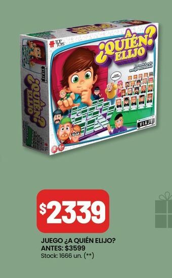 Changomas Juego ¿a quién elijo? oferta