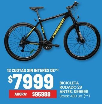 Changomas Bicicleta rodado 29 oferta
