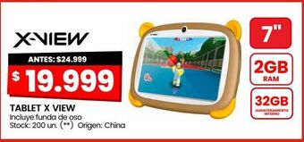 Changomas Tablet x view oferta